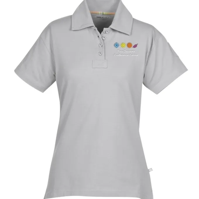 Ringspun Combed Cotton Jersey Polo - Ladies' - Embroidered - 24 hr