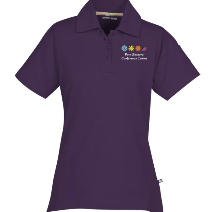 Ringspun Combed Cotton Jersey Polo - Ladies' - Embroidered - 24 hr