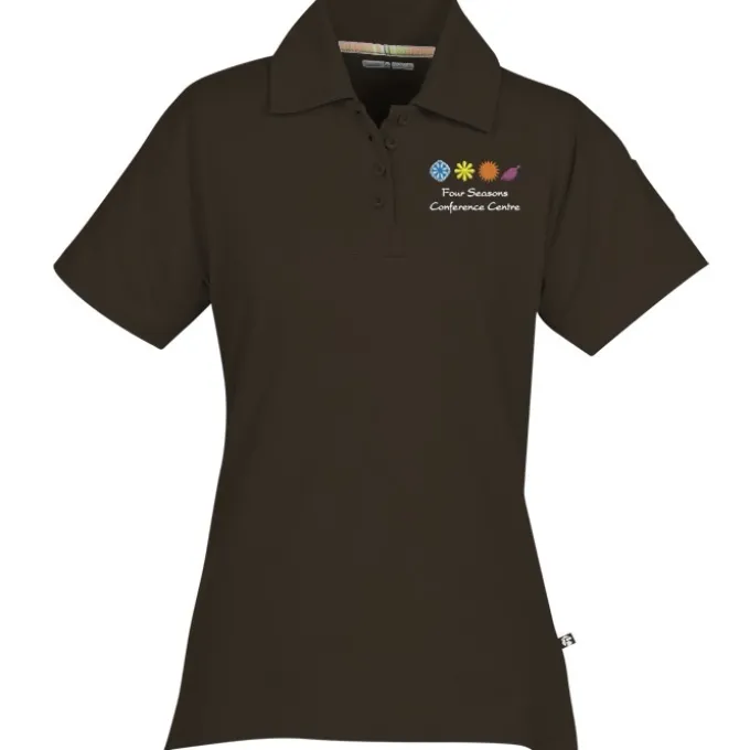 Ringspun Combed Cotton Jersey Polo - Ladies' - Embroidered - 24 hr