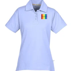 Ringspun Combed Cotton Jersey Polo - Ladies' - Full Color