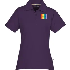 Ringspun Combed Cotton Jersey Polo - Ladies' - Full Color
