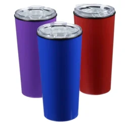 Roadmaster Travel Tumbler - 18 oz - Black Interior - Clear Lid