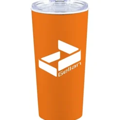 Roadmaster Travel Tumbler - 18 oz - White Interior - Clear Lid