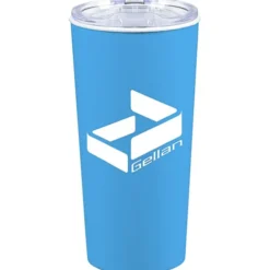 Roadmaster Travel Tumbler - 18 oz - White Interior - Clear Lid