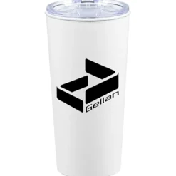 Roadmaster Travel Tumbler - 18 oz - White Interior - Clear Lid