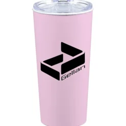 Roadmaster Travel Tumbler - 18 oz - White Interior - Clear Lid