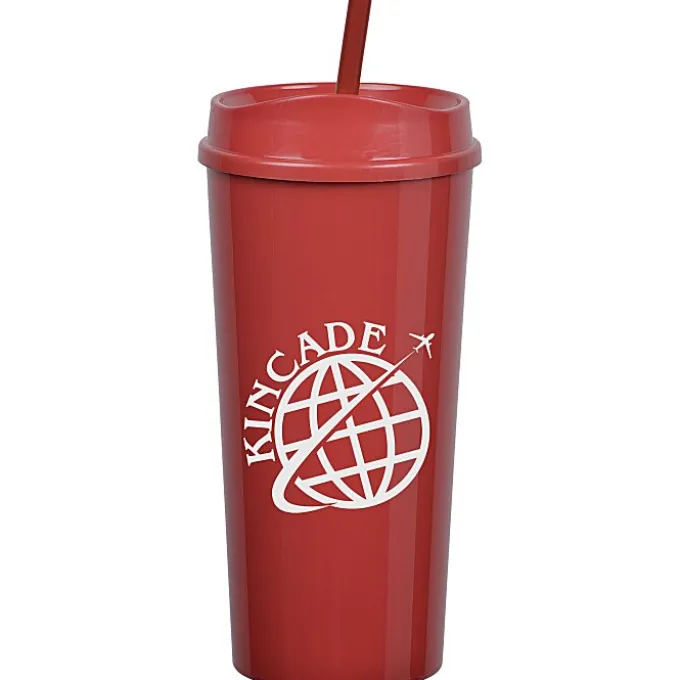 Roadmaster Tumbler with Straw - 18 oz - Black Interior