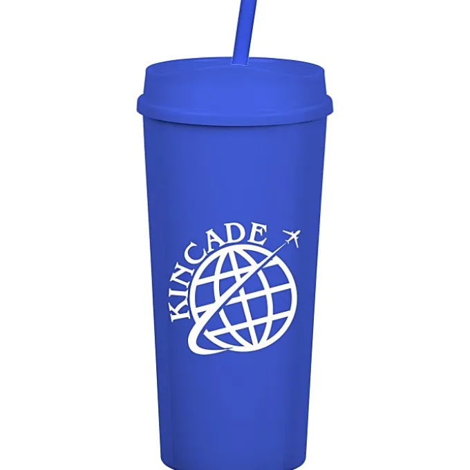 Roadmaster Tumbler with Straw - 18 oz - Black Interior