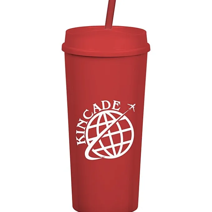 Roadmaster Tumbler with Straw - 18 oz - Black Interior