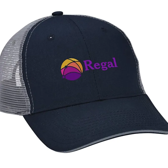 Roadster Sandwich Bill Trucker Cap - Full Color