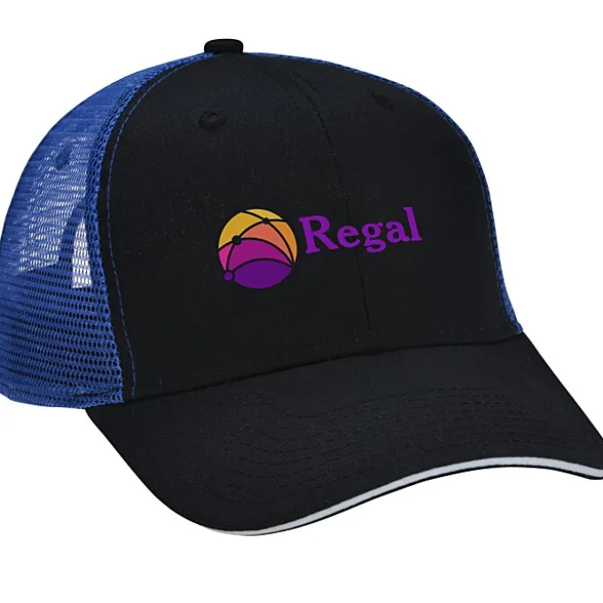 Roadster Sandwich Bill Trucker Cap - Full Color