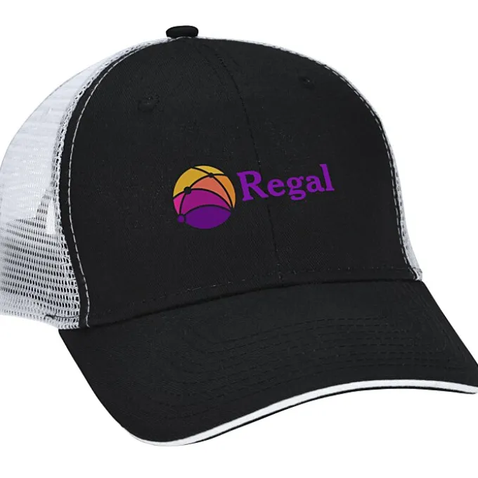 Roadster Sandwich Bill Trucker Cap - Full Color