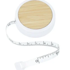 Round Bamboo Accent Tape Measure