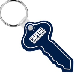 Round Head Key Soft Keychain - Opaque
