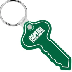 Round Head Key Soft Keychain - Opaque
