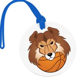 Round Luggage Tag - Opaque - Full Color