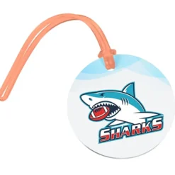 Round Luggage Tag - Translucent - Full Color