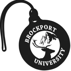 Round Luggage Tag with Tab - Opaque
