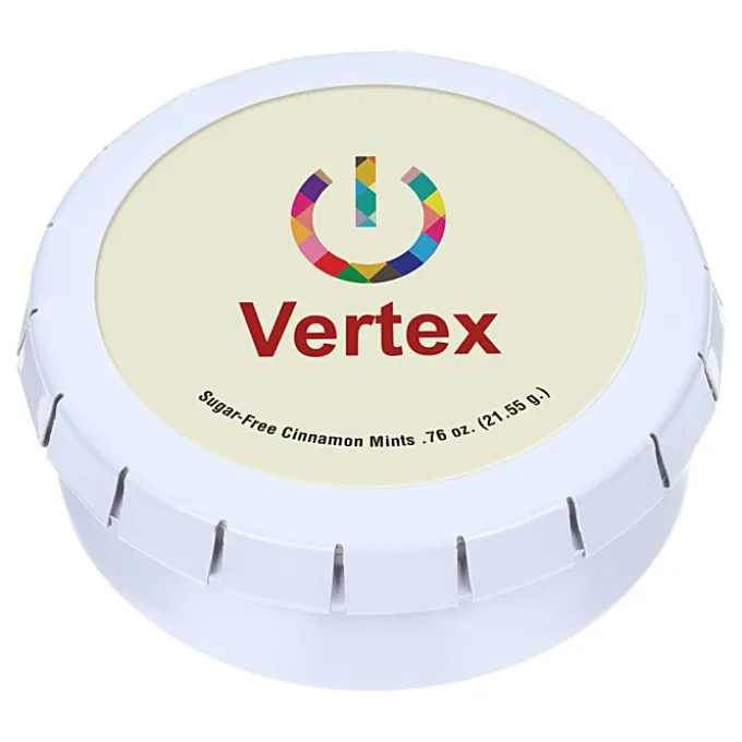 Round Mint Tin with Full Color Dome - 2-1/8 inches
