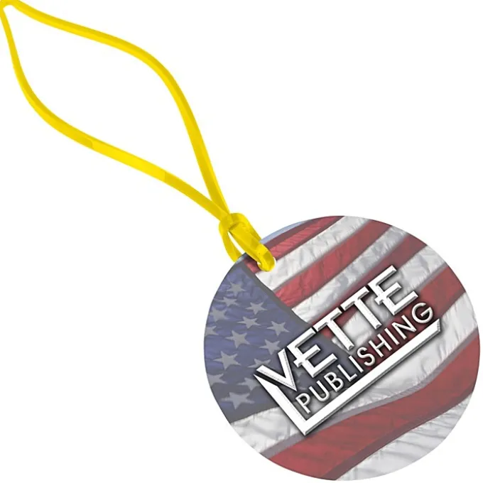 Round POLYspectrum Bag Tag - Opaque