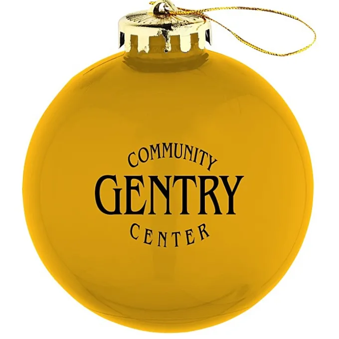 Round Shatterproof Ornament - Translucent