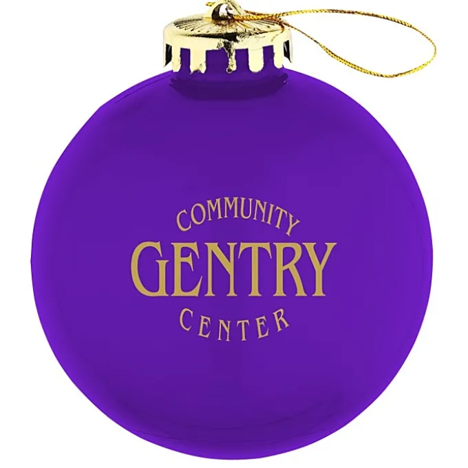 Round Shatterproof Ornament - Translucent