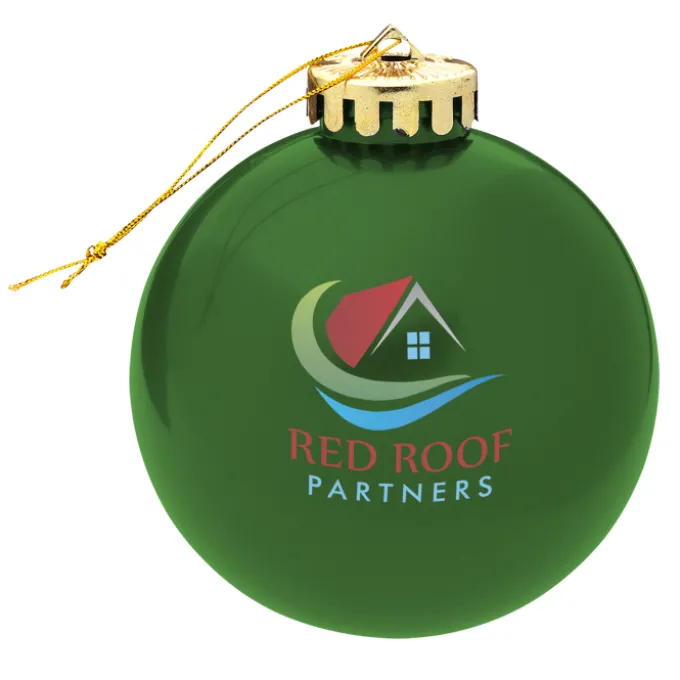 Round Shatterproof Ornament - Translucent - Full Color