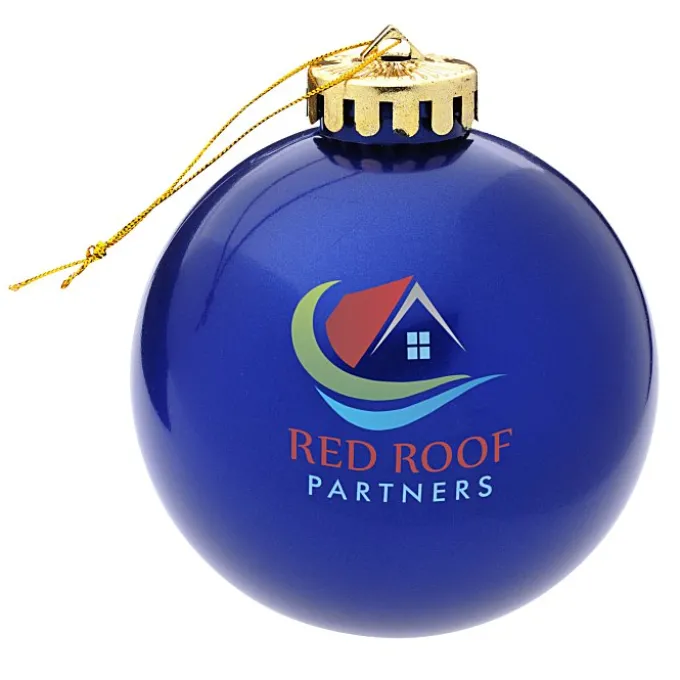 Round Shatterproof Ornament - Translucent - Full Color