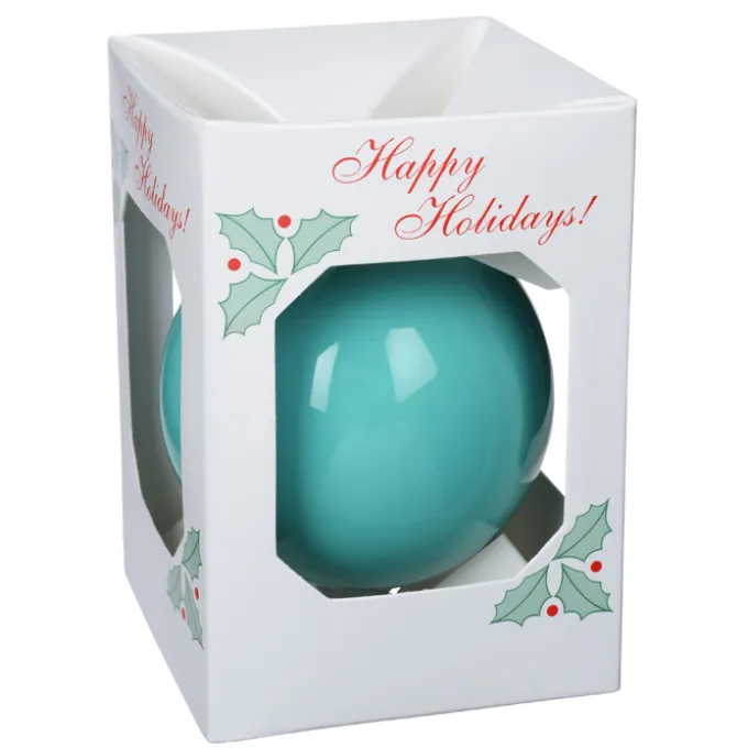 Round Shatterproof Ornament - Snowflake - Happy Holidays