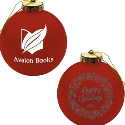 Round Shatterproof Ornament - Snowflake - Happy Holidays