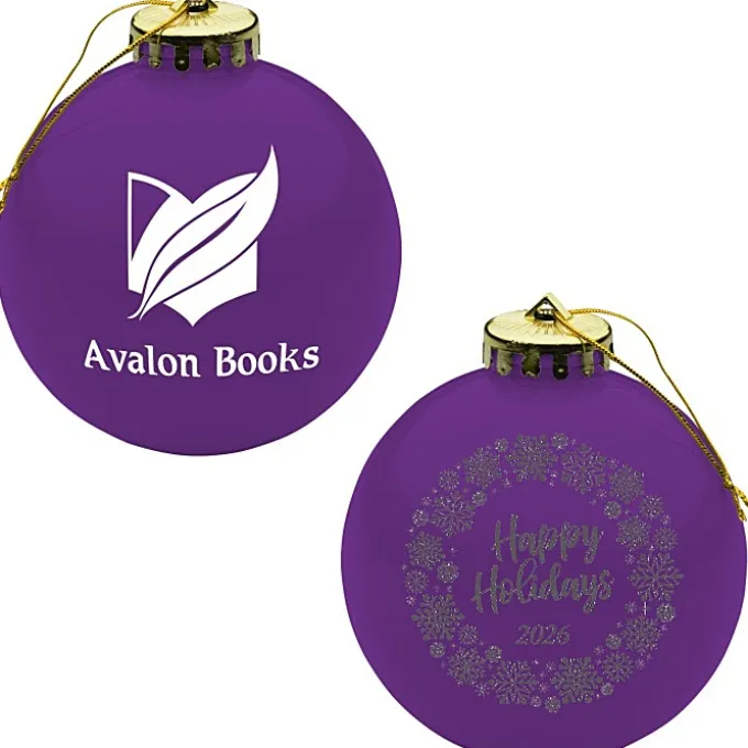 Round Shatterproof Ornament - Snowflake - Happy Holidays