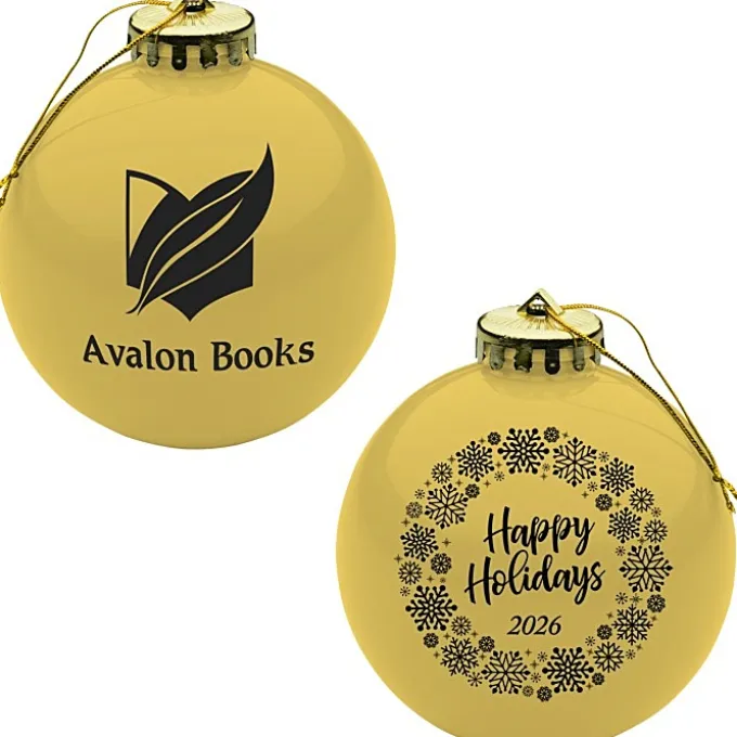 Round Shatterproof Ornament - Snowflake - Happy Holidays