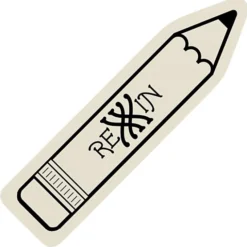 Rubber Bookmark - Pencil