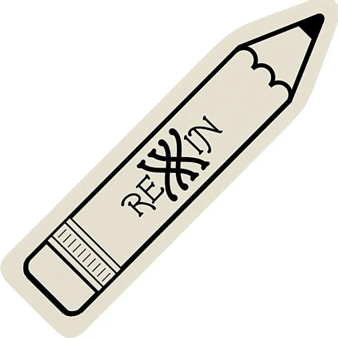 Rubber Bookmark - Pencil
