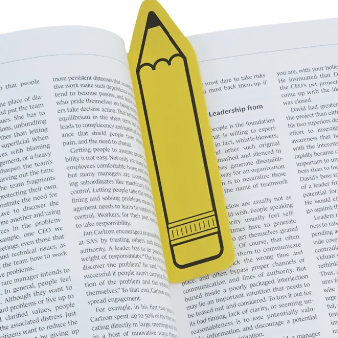 Rubber Bookmark - Pencil