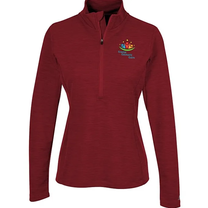 Russell Athletic Dri-Power Lightweight 1/2-Zip Pullover - Ladies'
