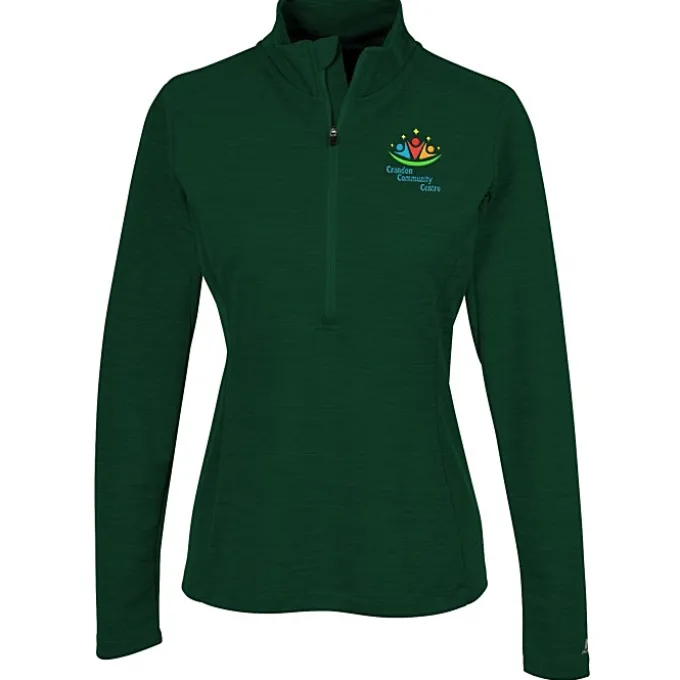 Russell Athletic Dri-Power Lightweight 1/2-Zip Pullover - Ladies'