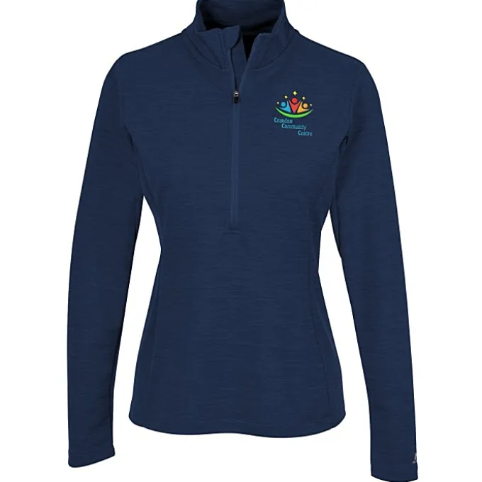 Russell Athletic Dri-Power Lightweight 1/2-Zip Pullover - Ladies'