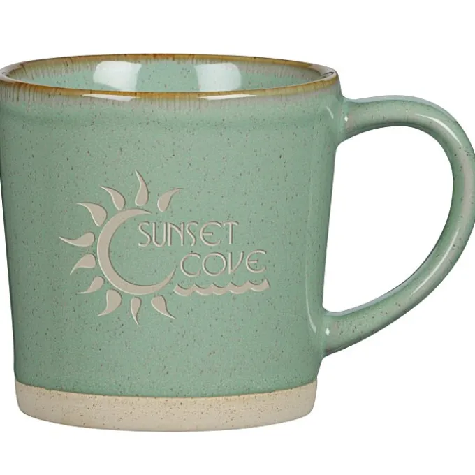 Rustic Coffee Mug - 12 oz - Deep Etch