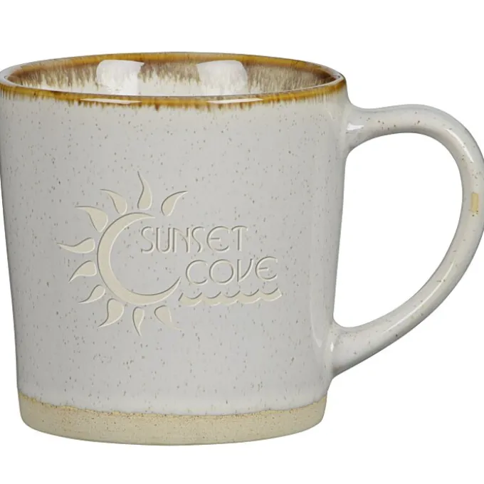 Rustic Coffee Mug - 12 oz - Deep Etch