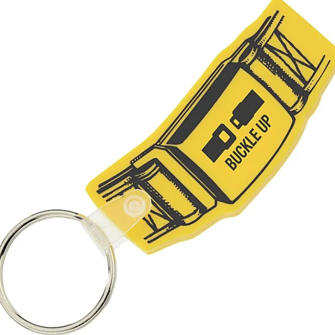Safety Belt Soft Keychain - Opaque