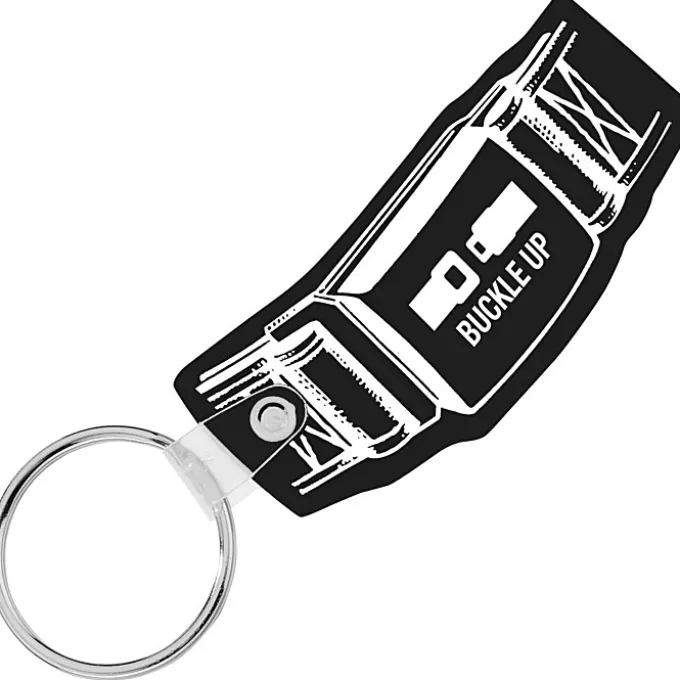 Safety Belt Soft Keychain - Opaque