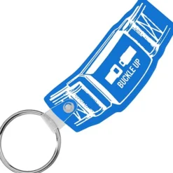 Safety Belt Soft Keychain - Translucent