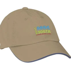 Sandwich Cap with Striped Closure