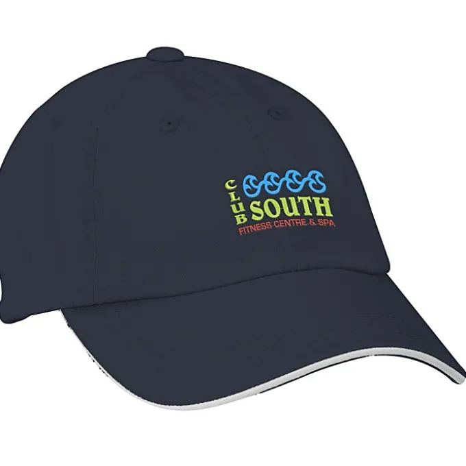 Sandwich Cap with Striped Closure