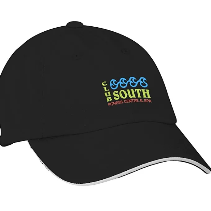 Sandwich Cap with Striped Closure