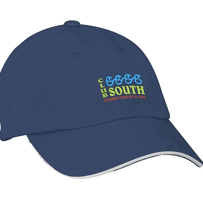 Sandwich Cap with Striped Closure