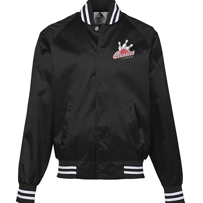 Satin Baseball Jacket
