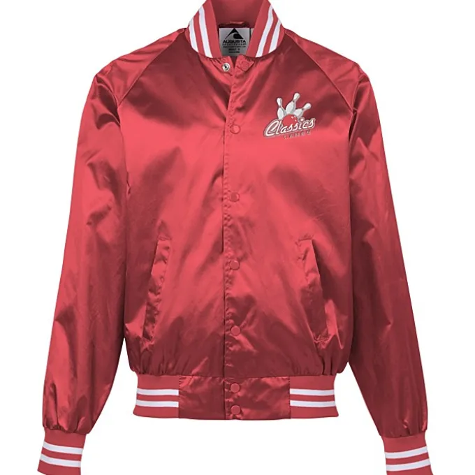 Satin Baseball Jacket