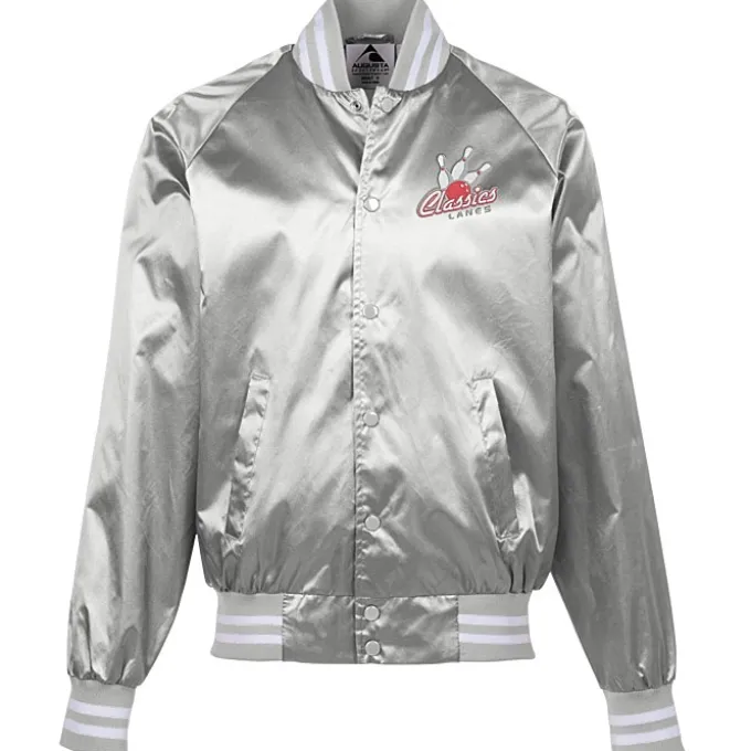 Satin Baseball Jacket